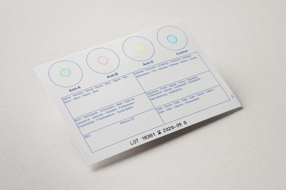 Learn Your Blood Type in Minutes - Complete Home Testing Kit, Safe & Accurate