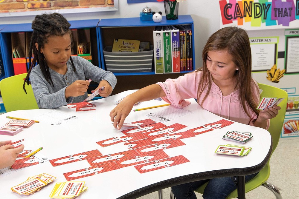 Mind Sparks WordWall Challenge Card Game, Blends & Digraphs