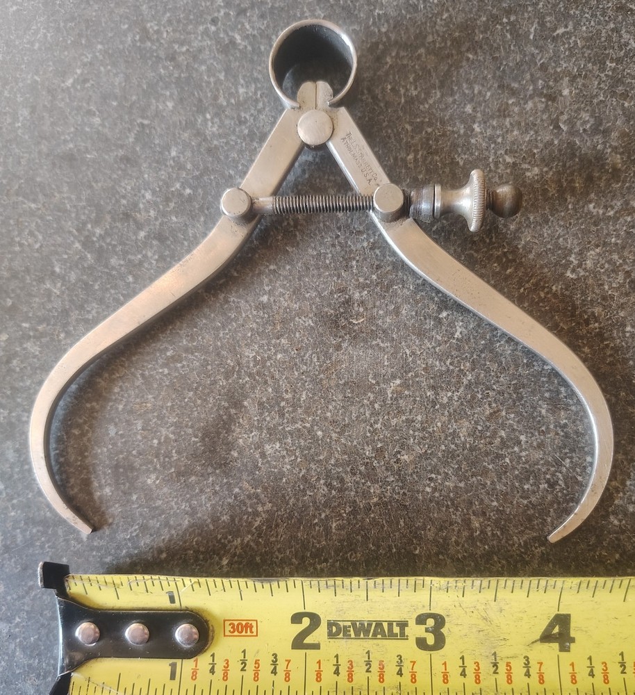 🗽 STARRETT 3-1/2" OD CALIPER, SMOOTH MOVEMENT