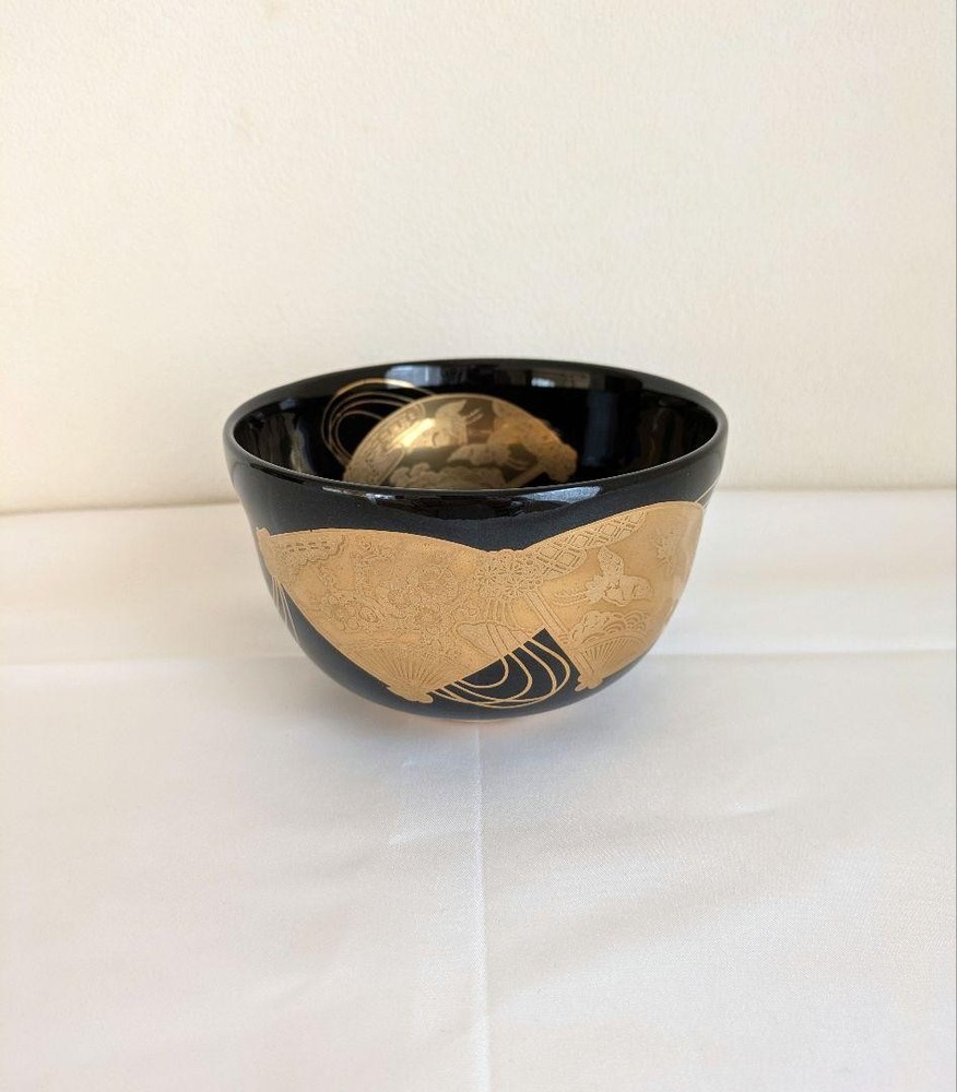 Tea Utensils gold color painted surface Hideka Miyaji''