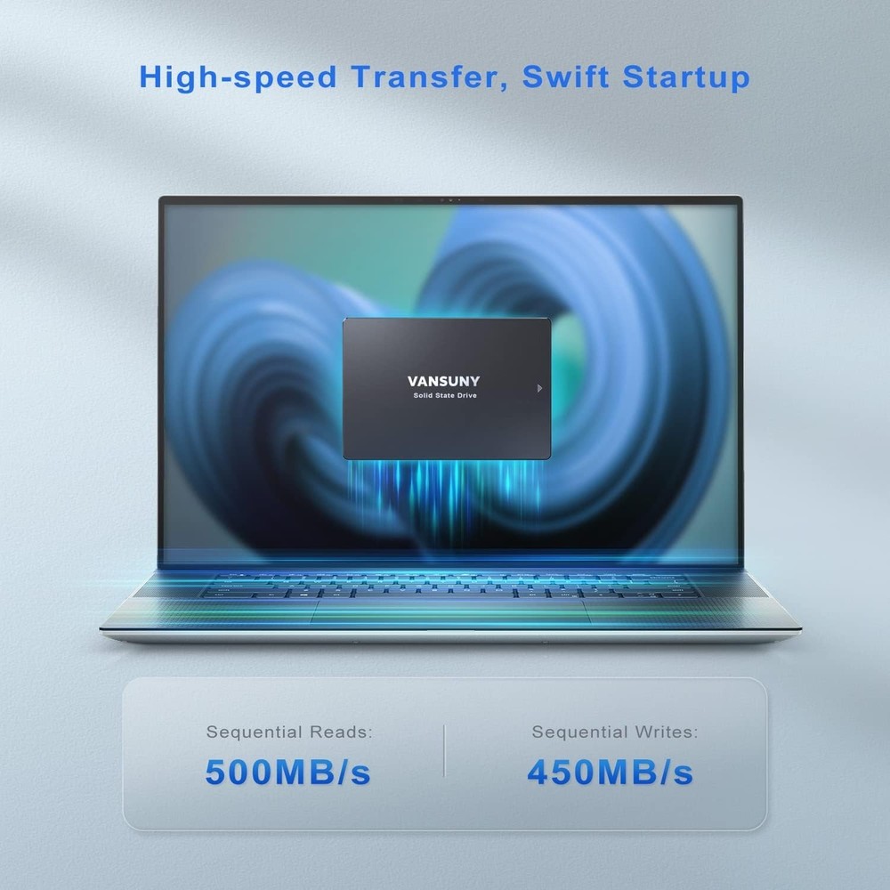 2TB SATA III SSD Internal Solid State Hard Drive 2.5” Internal Drive Advanced...