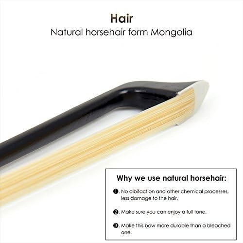 High-Performance Lightweight Violin Bow 4/4 - Temperature & Humidity Resistant