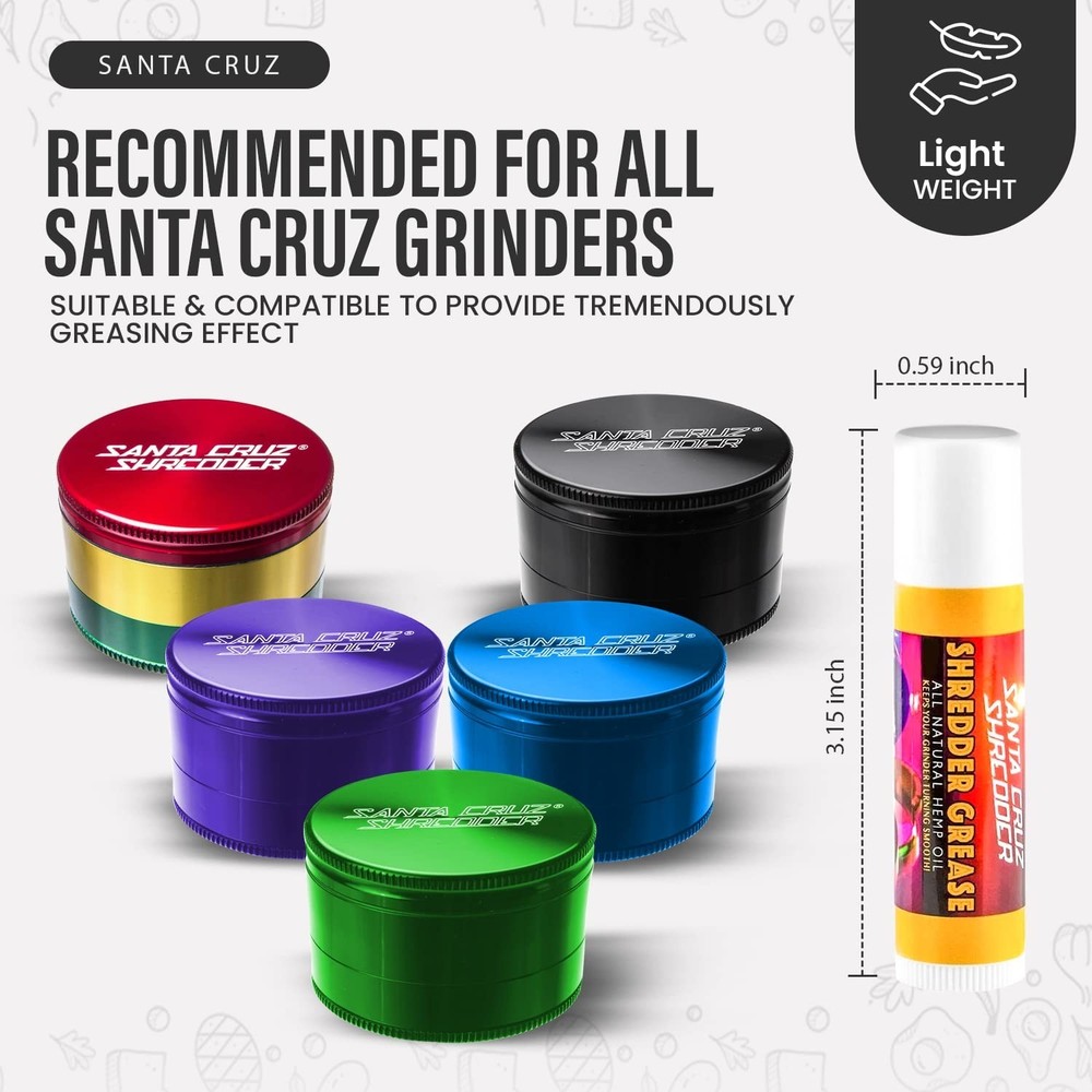 Smooth & Efficient Herb Grinding with Universal All-Natural Lubricant Grease
