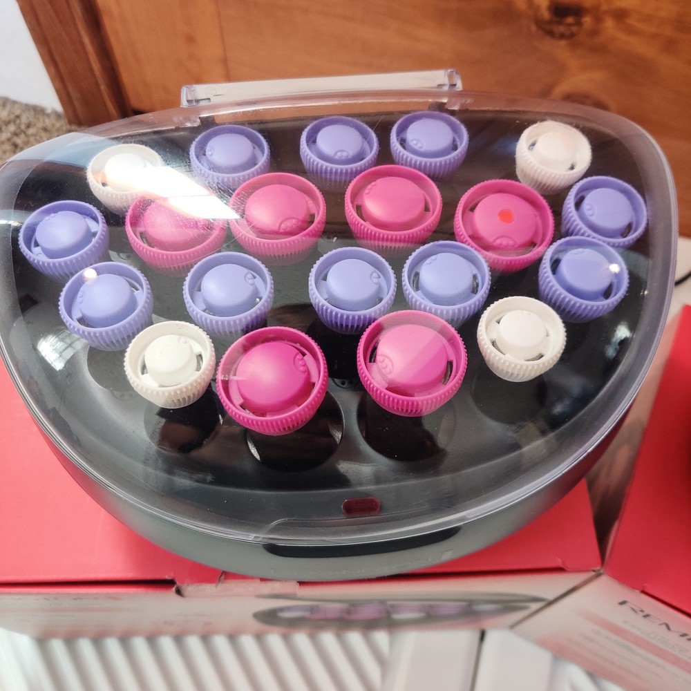 2 Remington Full Size Hot Roller Set with 20 Rollers "No Clips"