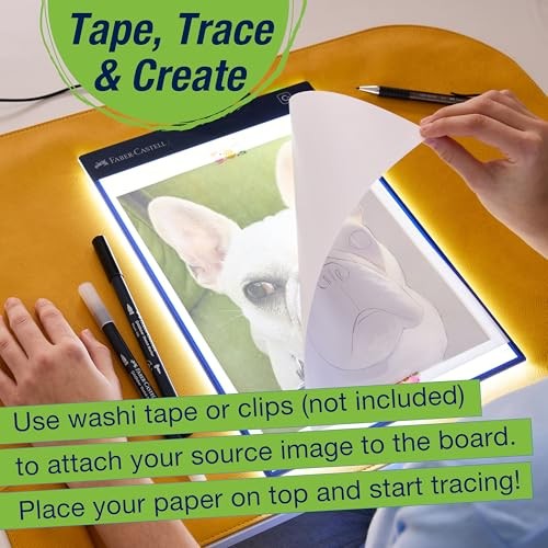 LED Light Tracing Board: Adjustable Light Up Drawing Board, LED Drawing Pad,