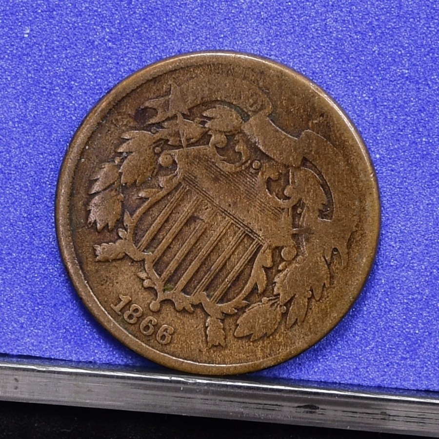 1866 Two Cent Piece - Good (#59535-L)