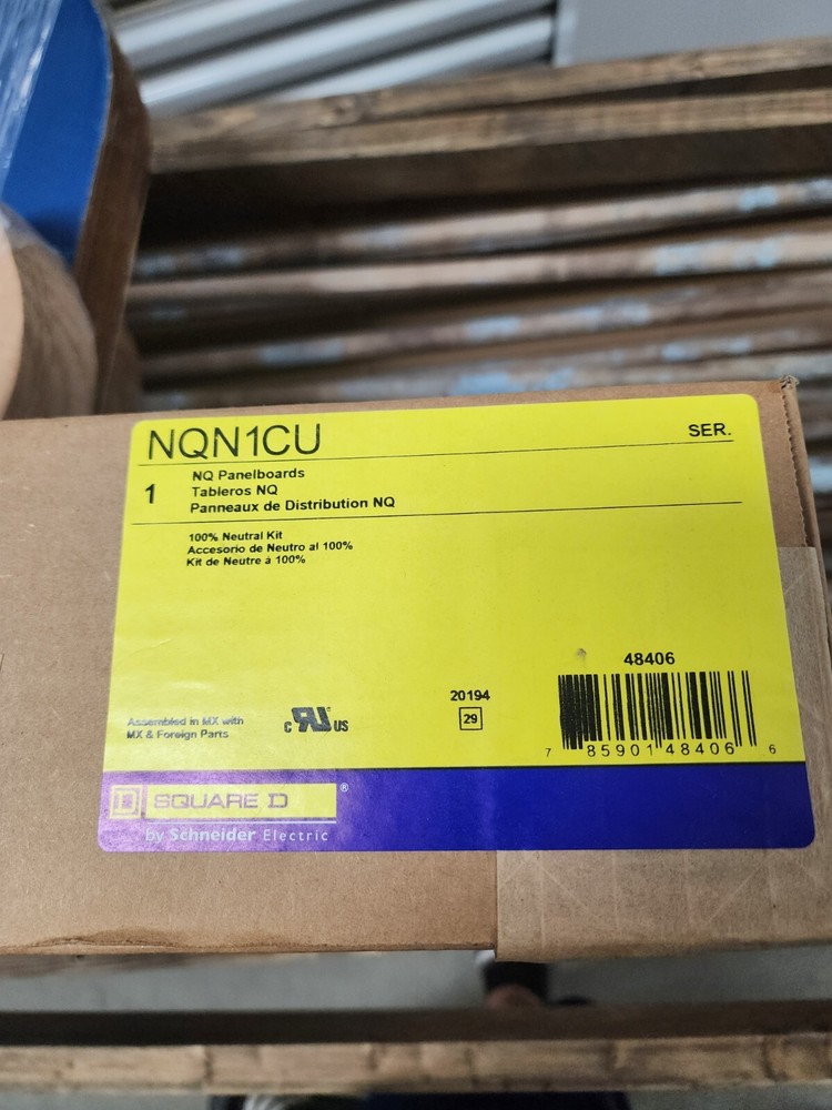 Square D NQN1CU 100% neutral kit