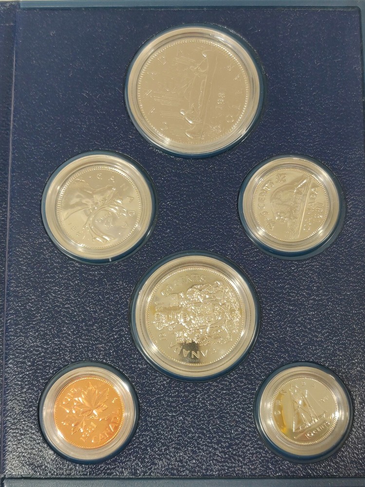 1981 CANADA UNCIRCULATED MINT SET - NO PAPER