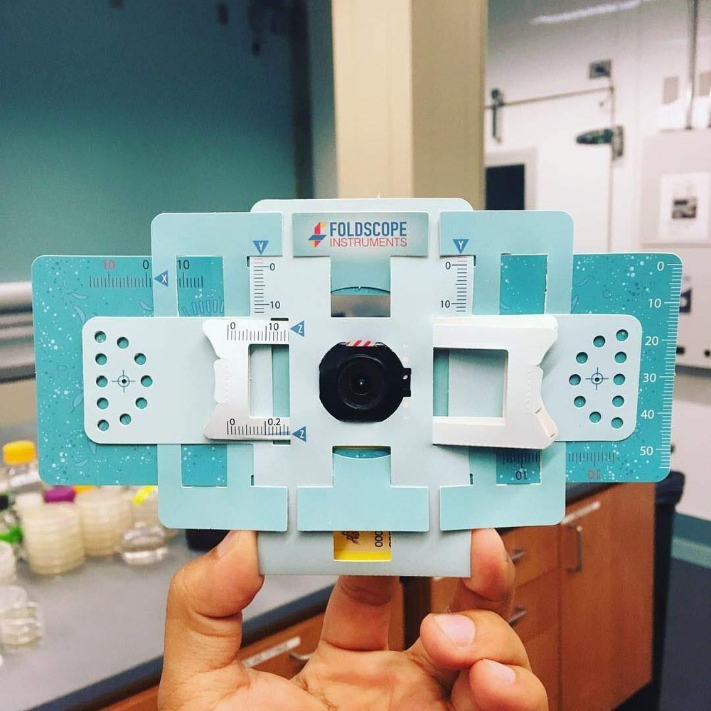 Foldscope Kit, Personal paper microscope kit, Diy Foldable microscope (set of 1)