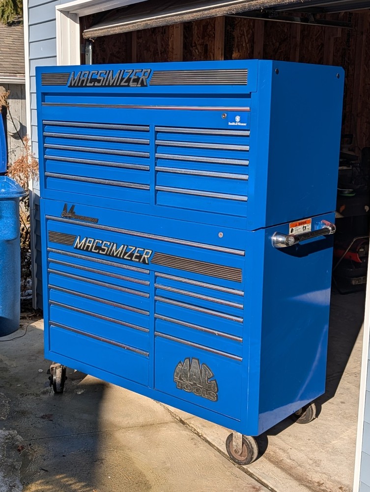 MAC Tools MACSIMIZER MB1850 & MB1855 22 Drawer Stacker Toolbox W/ NEW LOCKS