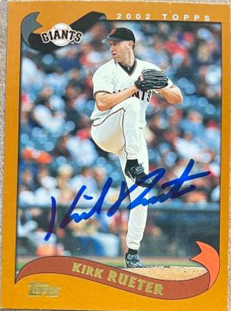 Kirk Rueter Autographed 2002 Topps #481