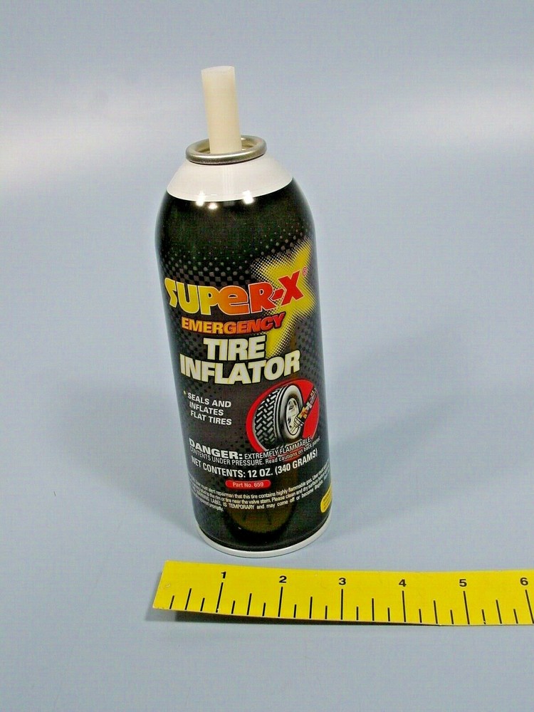 *Super-X 659 Emergency Tire Inflator 12OZ Can