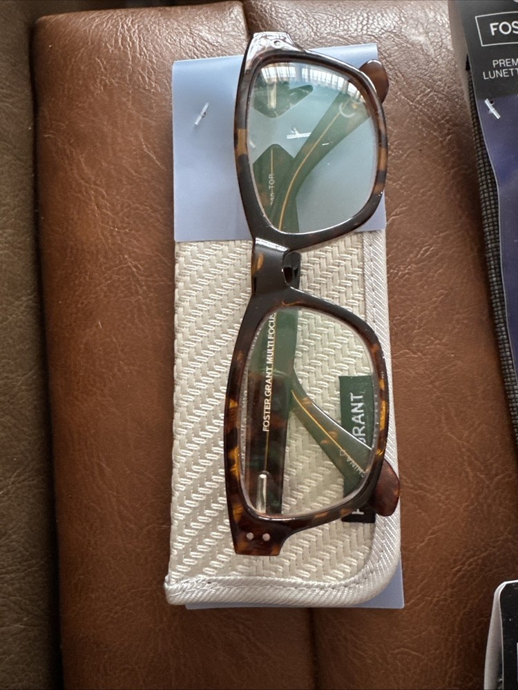 Foster Grant Multi Focus Advanced Reading Glasses +1.75, 1.25, 2.50
