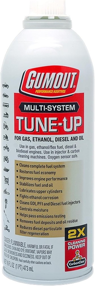 Multi-System Tune-Up: 16 oz Engine Performance Booster & Carburetor Cleaner