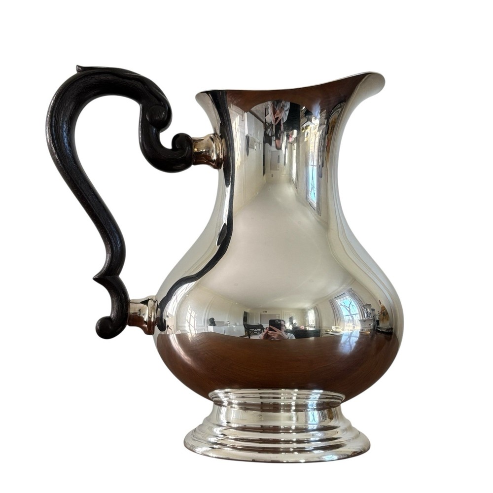 Vintage Gorham Silverplated Scrolling Handle Water Pitcher