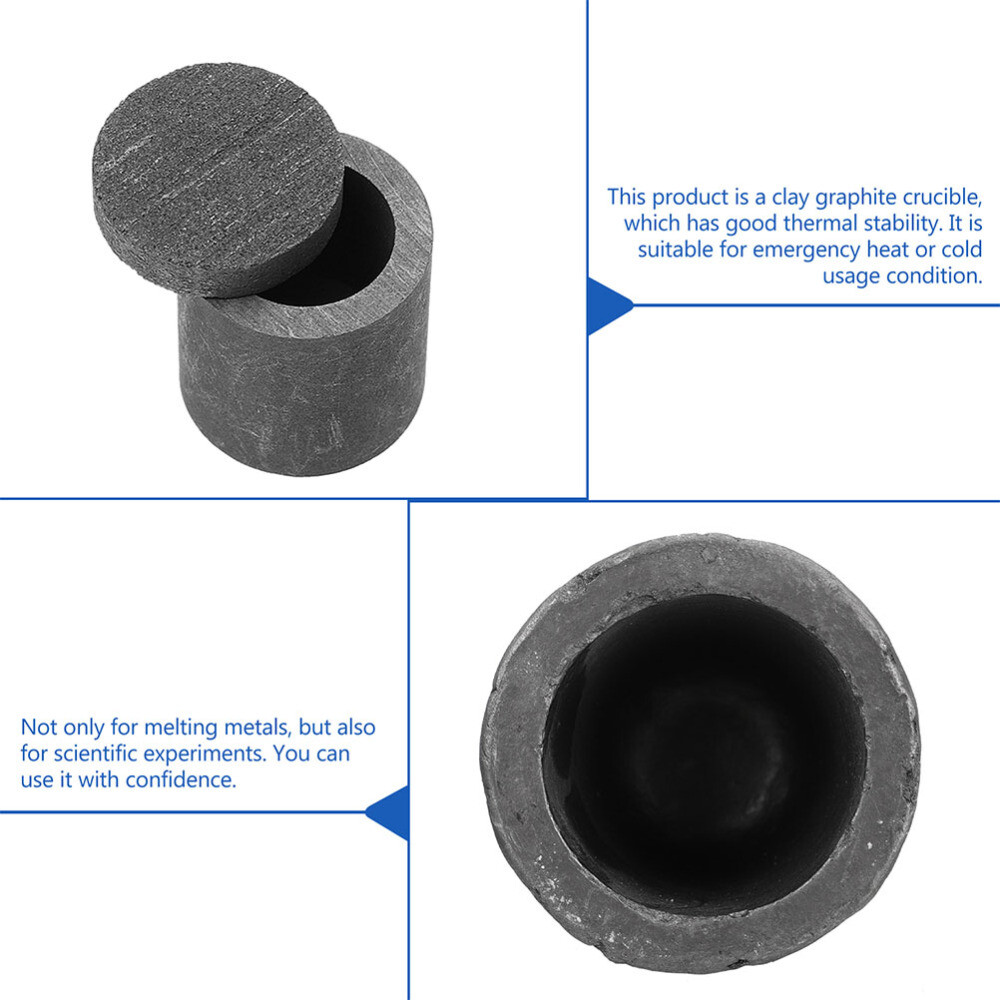 Black Foundry Cup Graphite Crucible Clay Tools Small Multitool Household