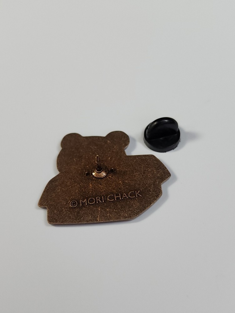 Pink Teddy Bear In A Box Lapel Pin