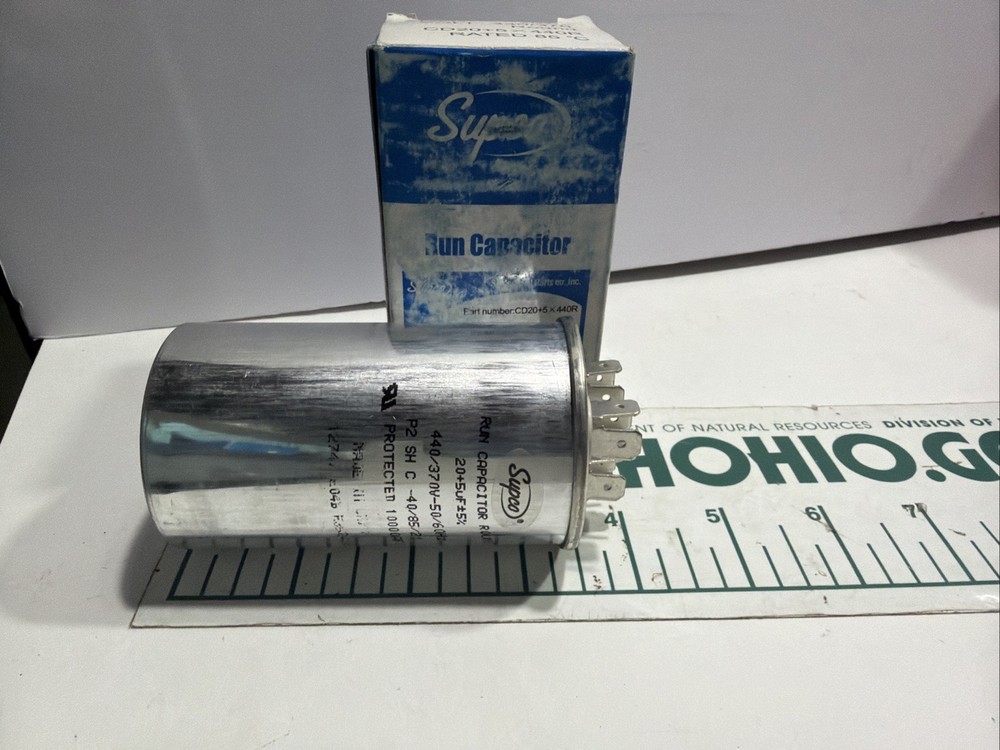 SUPCO 20+5 VOLT440/370 ROUND CAPACITOR