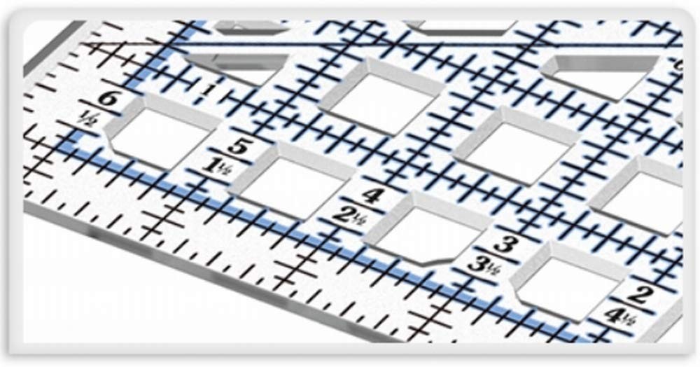 TrueCut, Ruler, Innovative Ruler Track and Cutter Guide System, Each, Clear