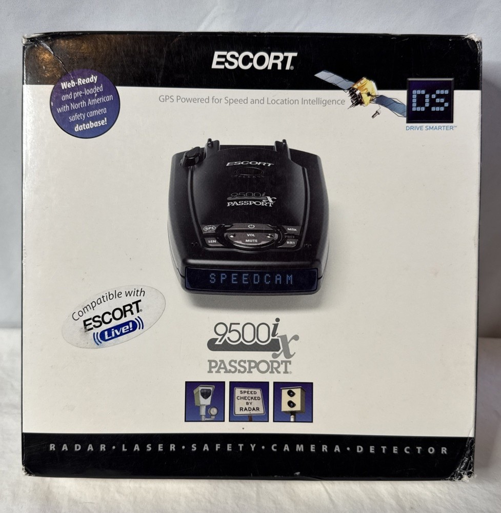Escort Passport 9500ix Radar Detector - Black