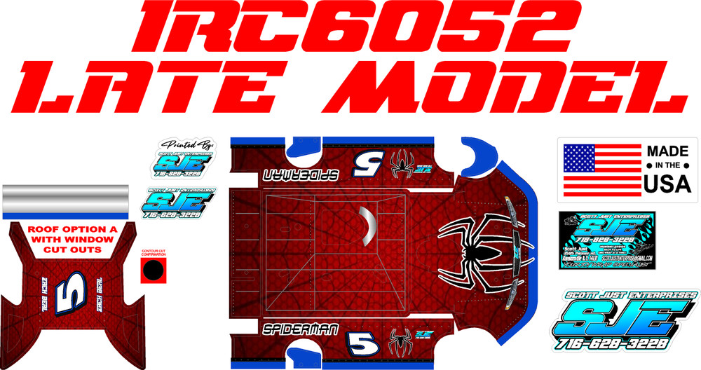 1RC LATE MODEL 1RC6052  WRAP SPIDERMAN THEME
