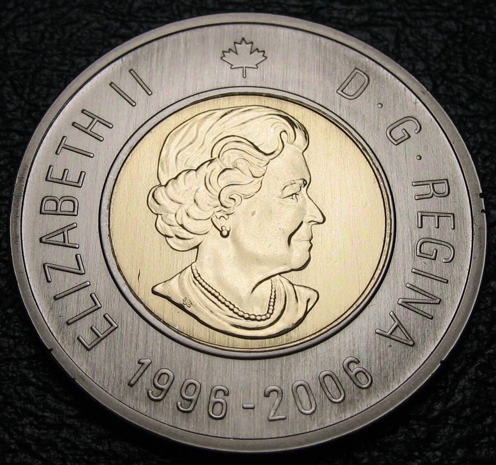 Canada 2006 $2 Polar Bear ( Double Dated at Bottom ) Specimen Uncirculated