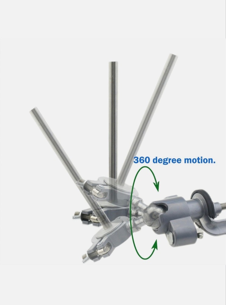 Dental typodont mounting pole