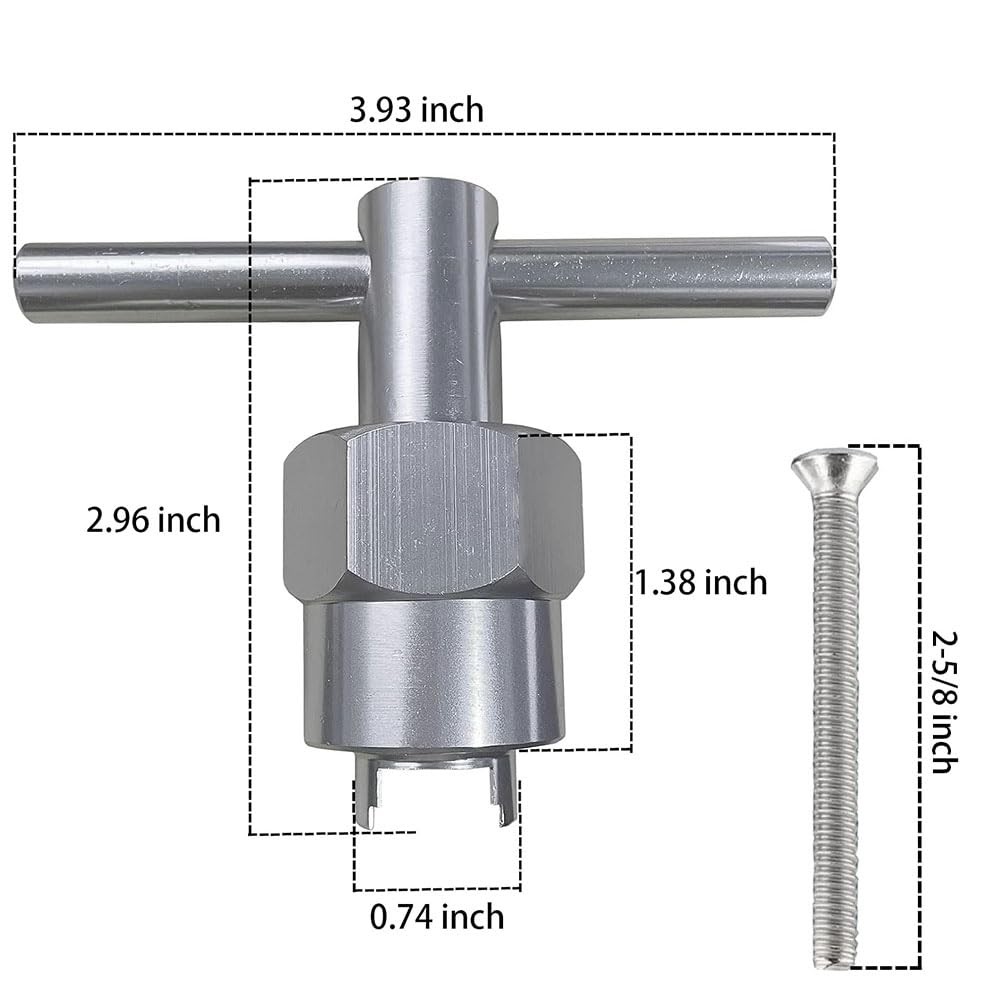 Moen Solid Brass 104421 Cartridge Puller 104421 Cartridge Removal Tool & Pull...