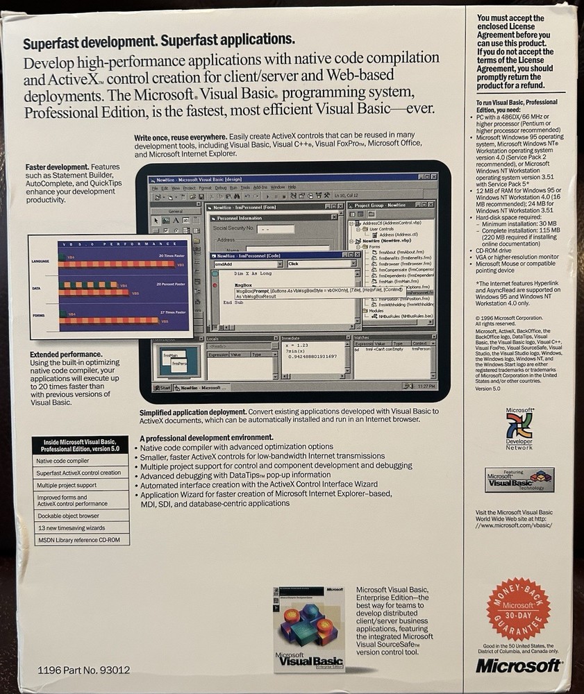 Visual Basic 5.0 Professional Edition CD ROM
