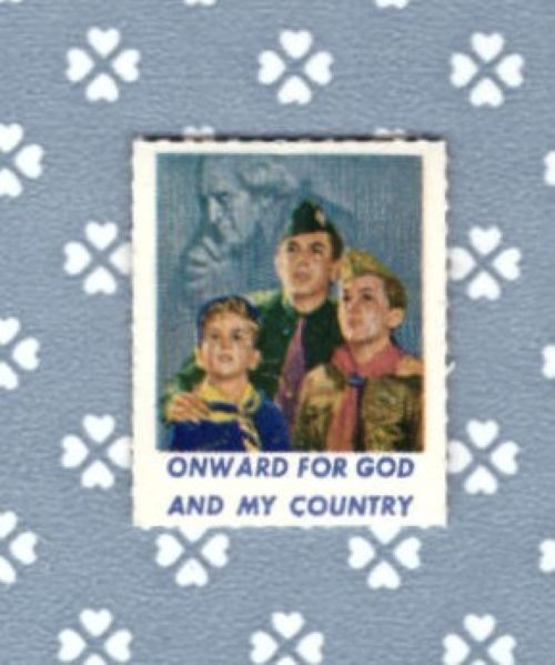 Stamp Cinderella - 3 Scouts 1950s - MNHOG - Single