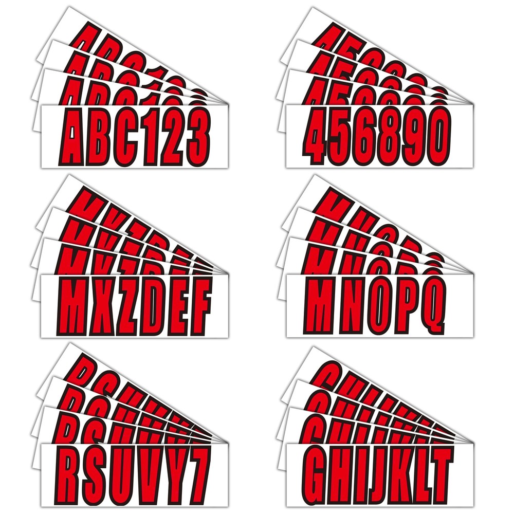 Boat Registration number Alpha-Numeric Registration Identification Sticker Decal