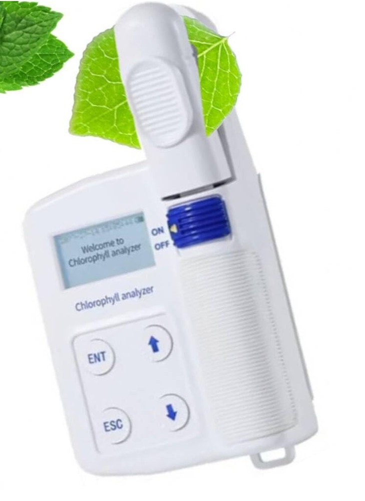 Chlorophyll Meter for Test Chlorophyll and Leaf Temperature, Humidity, Nitrogen