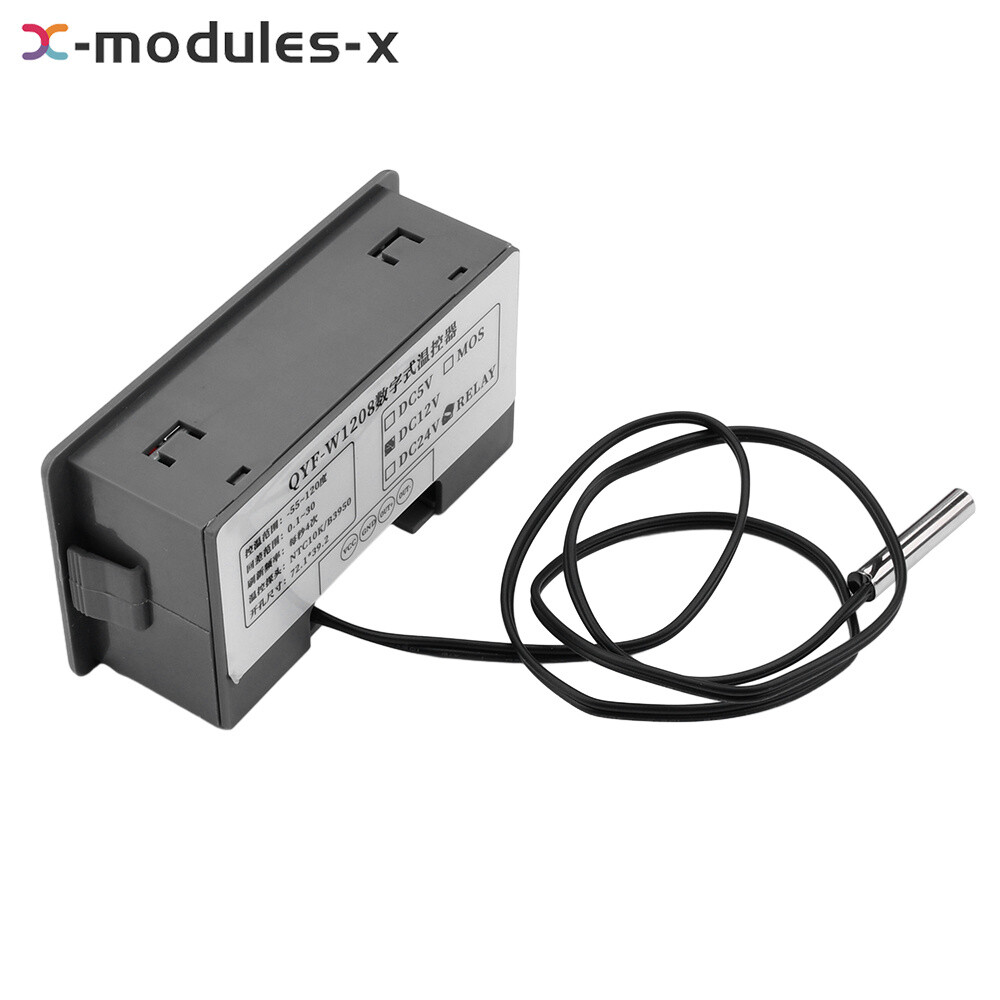 DC 12V 24V Microcomputer Digital Thermostat Temperature Controller QYF-W1208