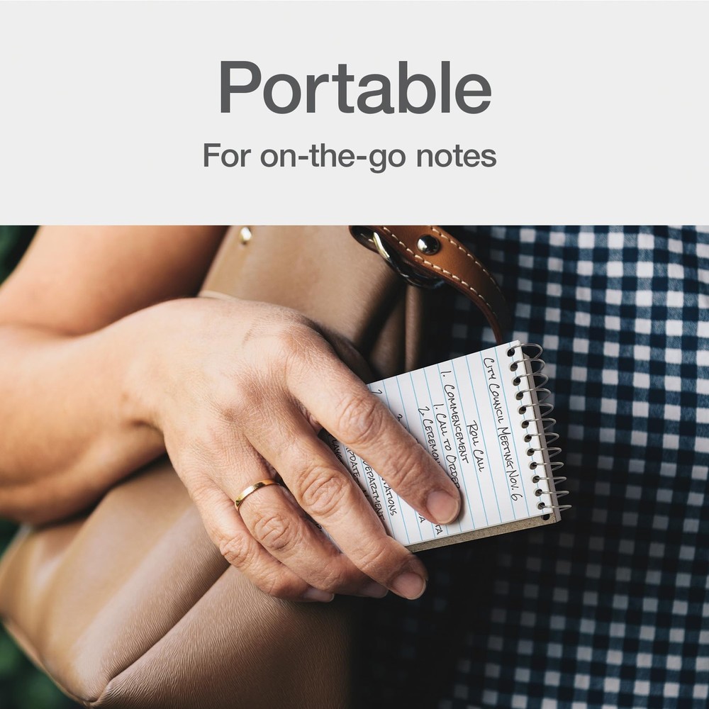 Pocket-Sized Spiral Blank Notebook - Assorted Jewel Tone Covers