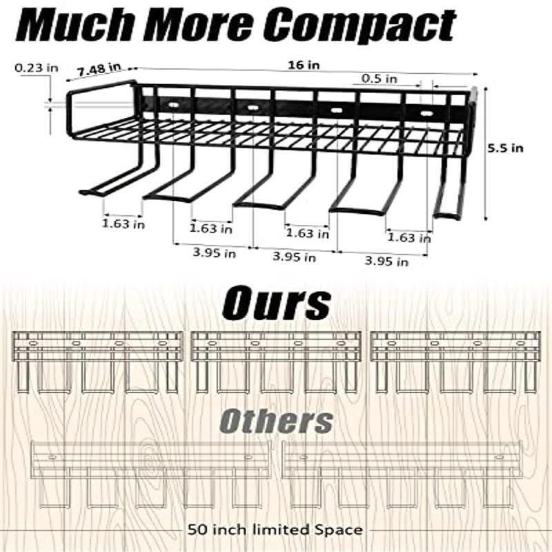 Heavy Duty Power Tool Organizer Rack Sturdy Steel Construction, for Power Tools
