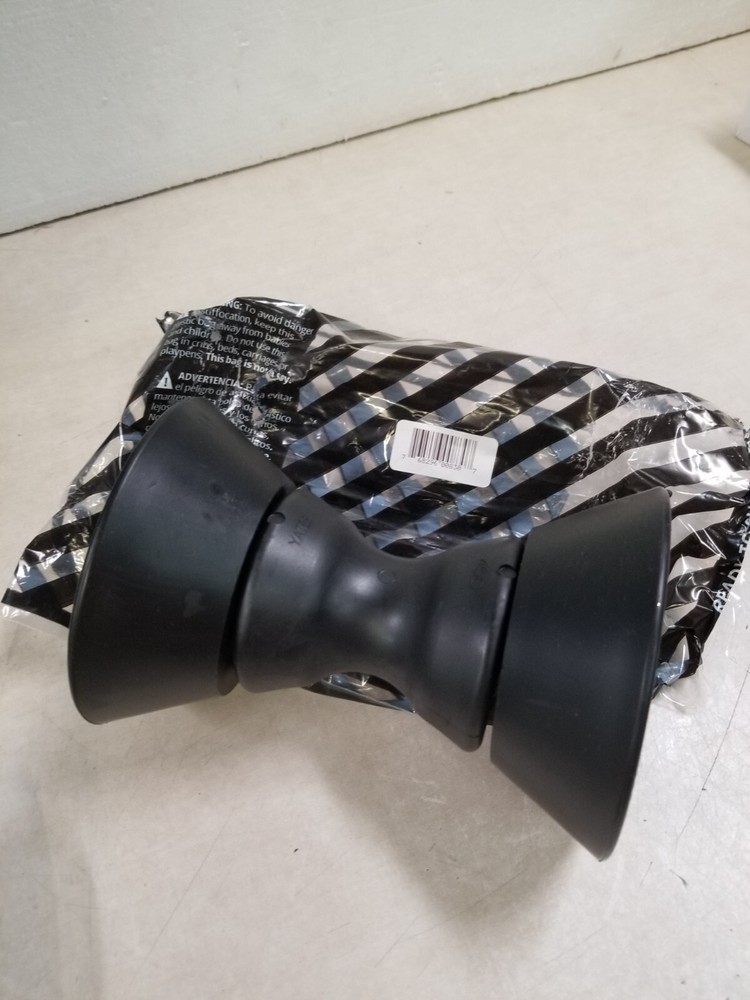 C.E. Smith 29333 4" Bow Bell Roller Assembly - Black TPR