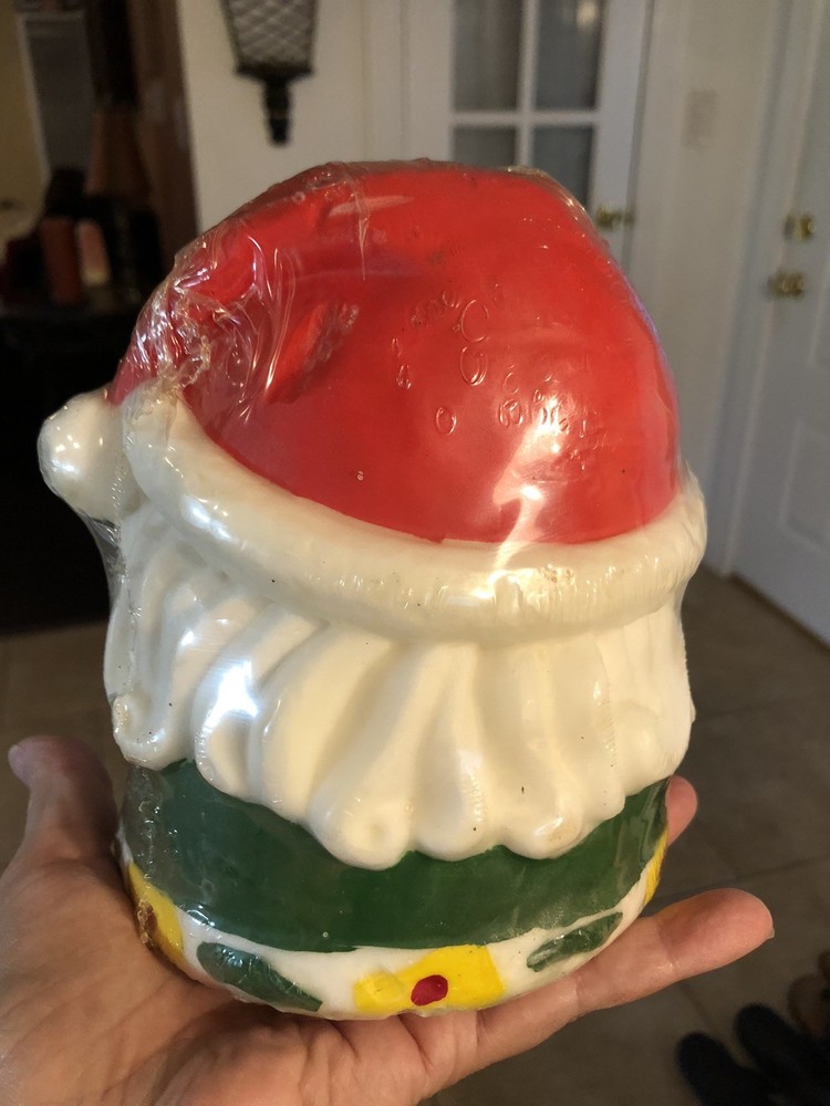 Vintage Santa Clause Head Candle