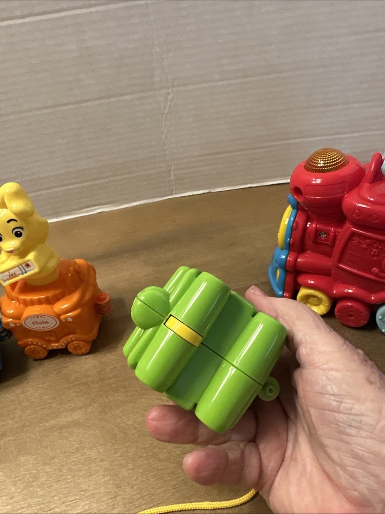 VTech Connect & Sing Animal Train Musical Instruments Toddler Pull Toy TESTED