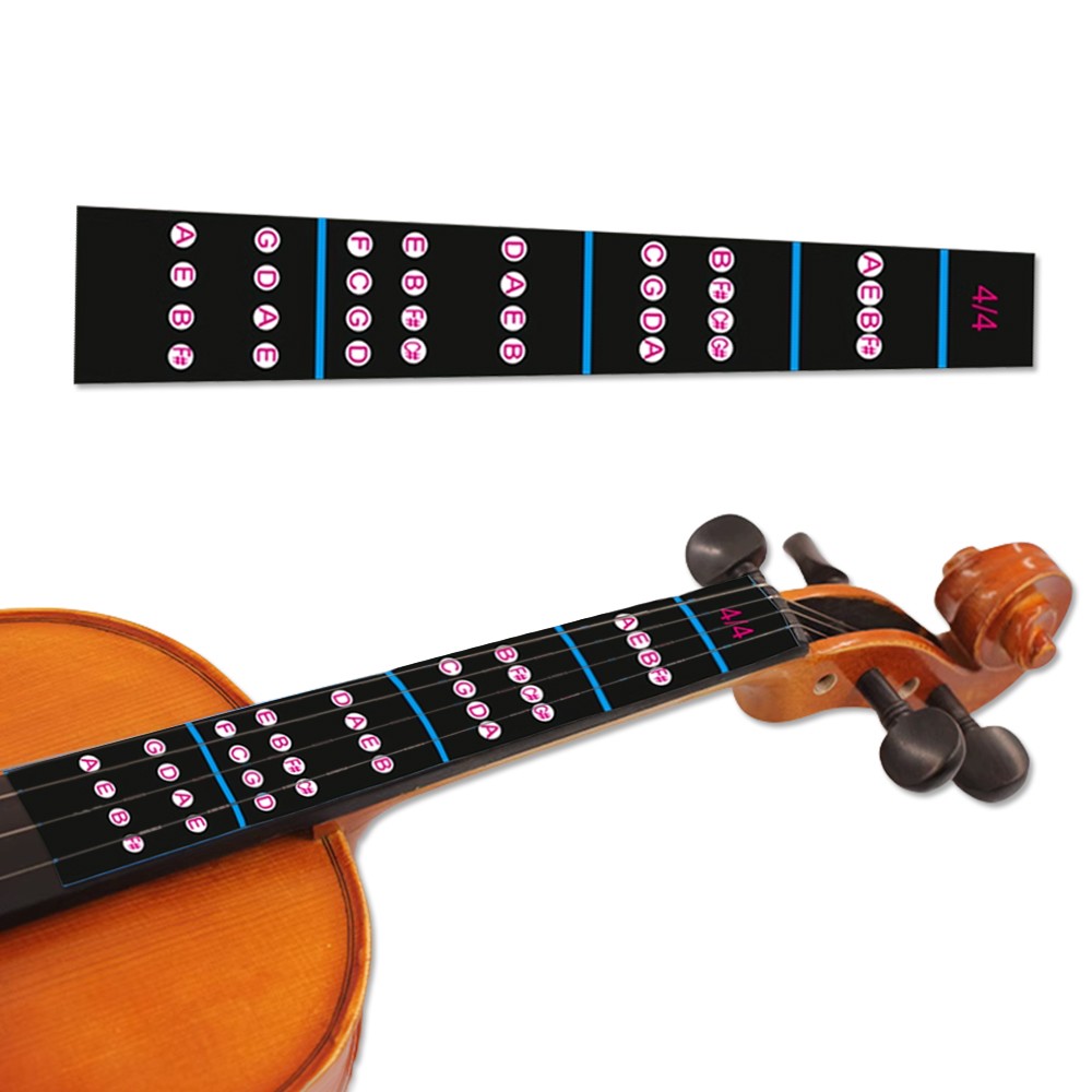 4/4 Full Size Violin Fingerboard Sticker for Beginners Guide Label