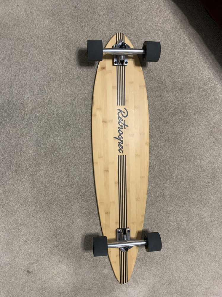 41" Retrospec Zed Pintail Longboard Skateboard