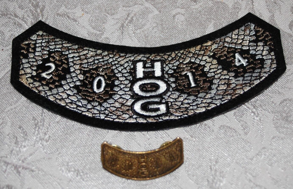 2014 HOG Patch and Pin Harley Davidson Patch and Pin