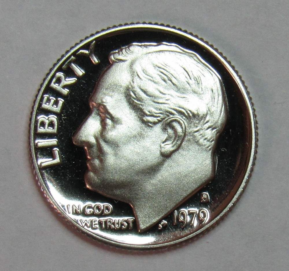 1979 S Proof Type 1 Roosevelt Dime