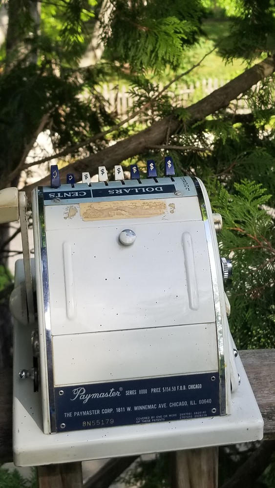 VINTAGE CHECK WRITER PAYMASTER RIBBON WRITER