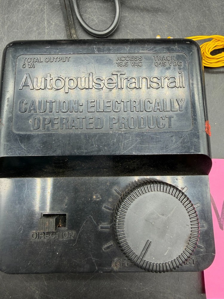 Troller Auto Pulse Transrail DC Train Transformer WORKS!
