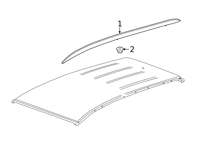 Genuine GM Side Rail 42817337