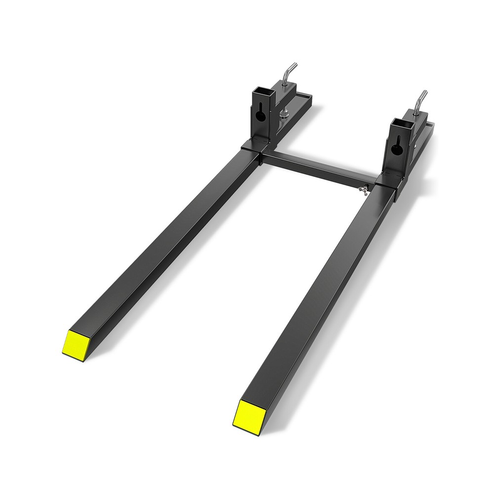 60" 4500LBS Clamp W/ Adjustable Stabilizer Bar For Tractor Forks Loader Bucket