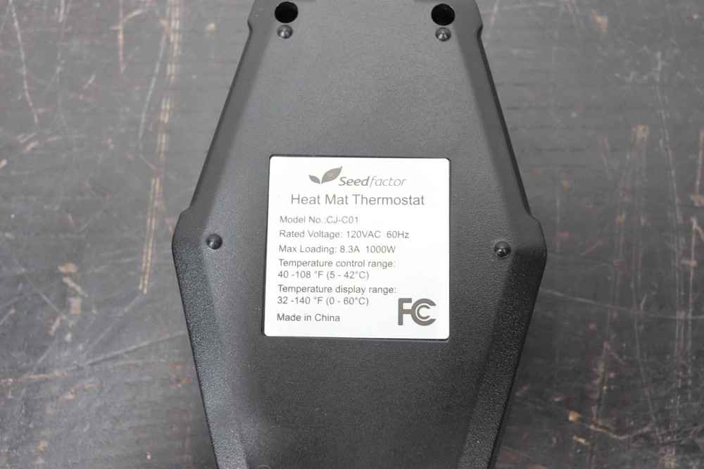 Seed Factor Heat Mat Thermostat Remote CJ-C01