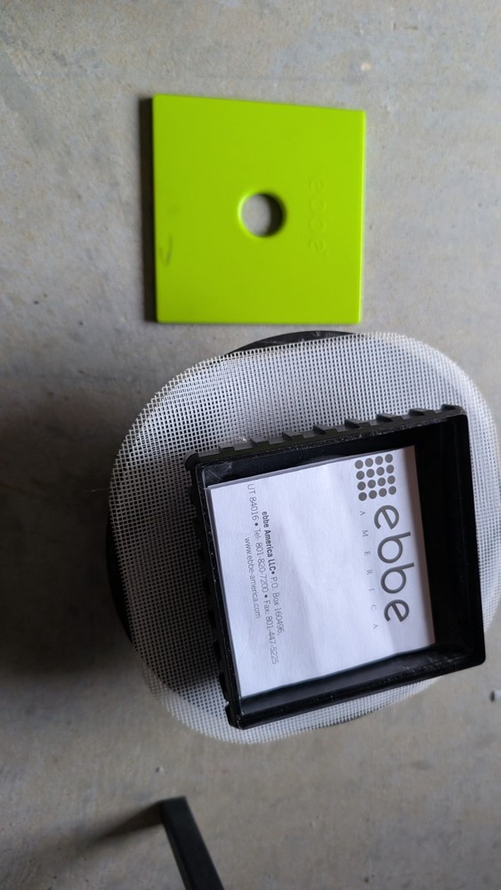 Ebbe E4022-ABS Three Piece Drain Assembly, 2-Inch, Black