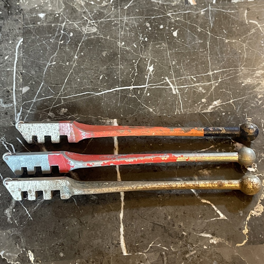 3 Vintage Glass Cutter Cutting Tools Red Devil & Fletcher