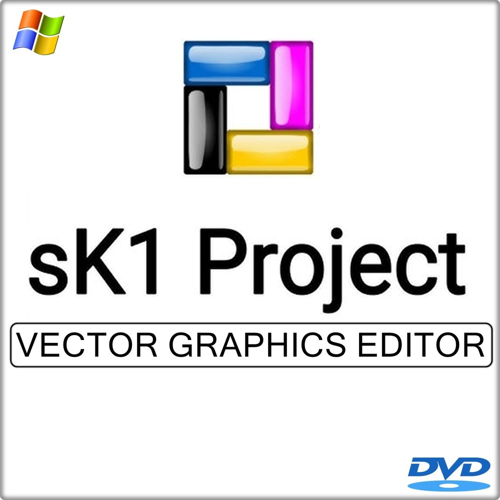 sK1 Project | Advanced Vector Graphics Editor | Windows | Free Shipping | DVD